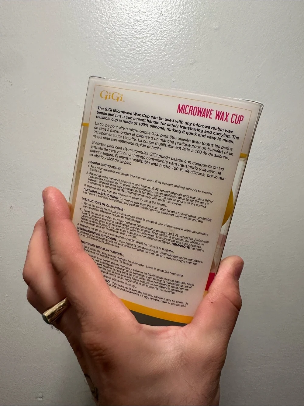 Gigi microwave wax